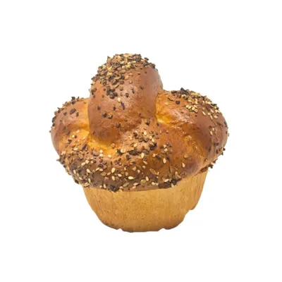 Challah Roll Round Everything (Wed - Fri Only)