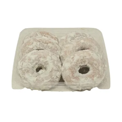 Cake Donuts Powdered Sugar 6Ct