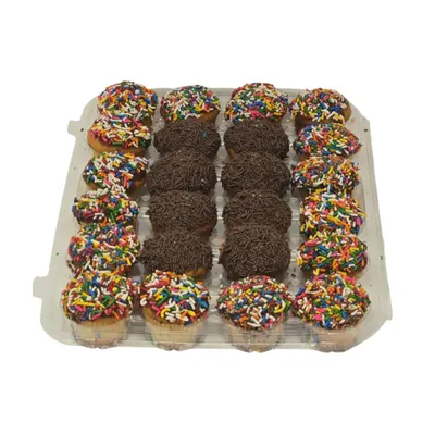 Mini Sprinkle Cupcakes