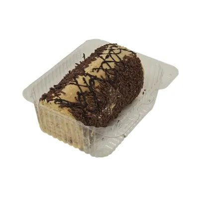Roll Cake White Cake - Choc Cream - Choc