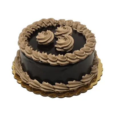 Round 7 Inch Chocolate Mousse Cake