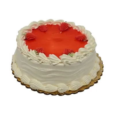 7 Inch Strawberry Short (White Cake