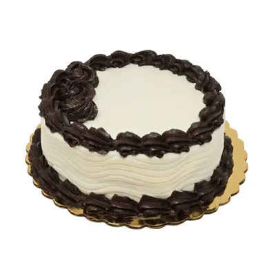7 Inch White Fudge Cake