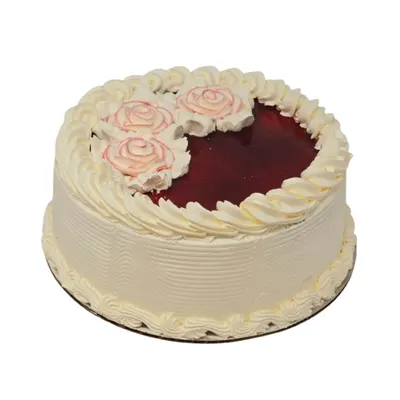 10 Inch Cake Round Strawberry Short