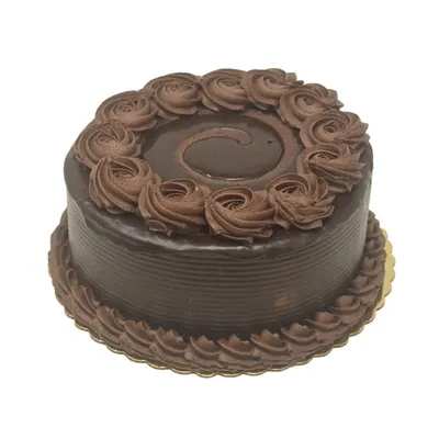8 Inch Cake Round Chocolate Fudge