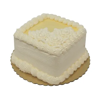 8 Inch Cake Square Custard
