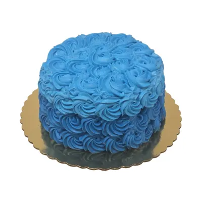 7 Inch Blue Smash Cake