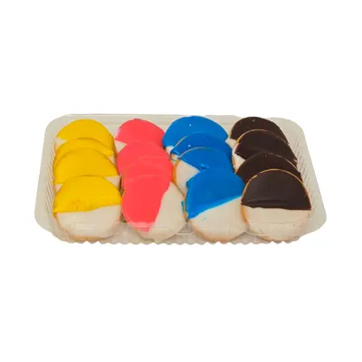 Mini Mixed Color Cookies 16Ct