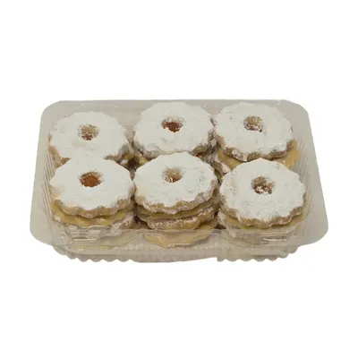 Linzer Tart Cookies Apricot 12Ct