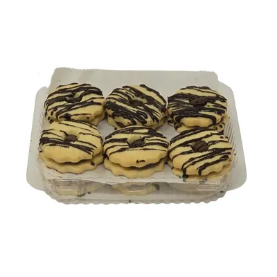 Linzer Tart Cookies Chocolate 12Ct