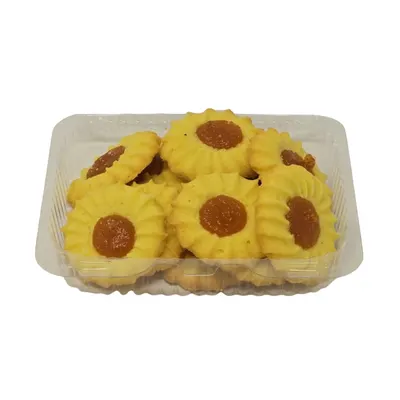 Flower Cookies Apricot 12Ct
