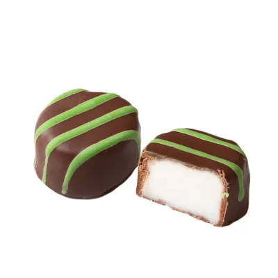 Creamy Mint Chocolate Truffles