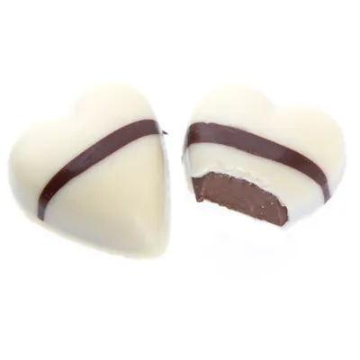 White Cashew Hearts