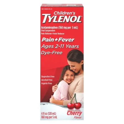 Dye Free Pain & Fever Oral Suspension