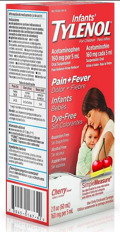 Infant's Pain+Fever Cherry Reliever
