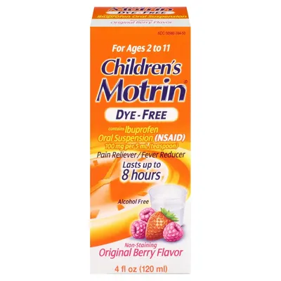 Motrin Berry Dye Free Children's
