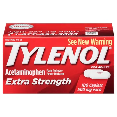 Pain Reliver Fever Reducer Caplets 100 ct