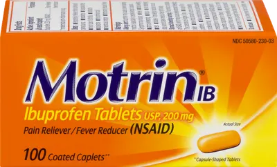Ibuprofen Pain Reliver / Fever Reducer 100 ct