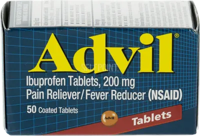 Ibuprofen Pain Reliever/Fever Reducer Tablets 50 ct