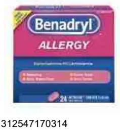 Antihistamine Allergy Medicine Tablets 24 ct