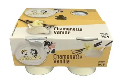 Chamenette Vanilla Yogurt 4 ct