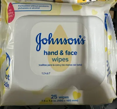 Hand & Face Wipes 25 ct