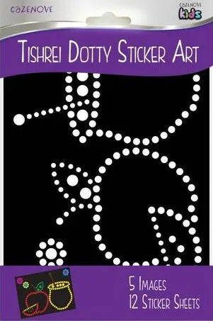 Tishrei Dotty Sticker Art