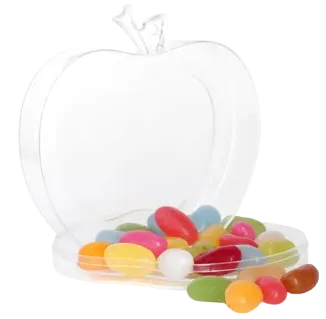 Apple Pot Clear Container -Fillable