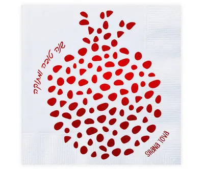 Foiled Pomegrantae Napkin