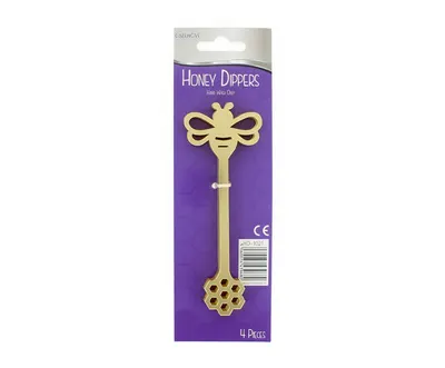 Honey Dippers Lucite Gold