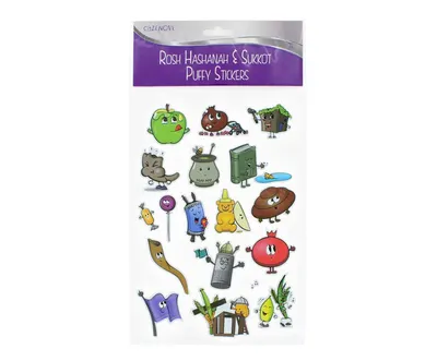 New Year Puffy Stickers
