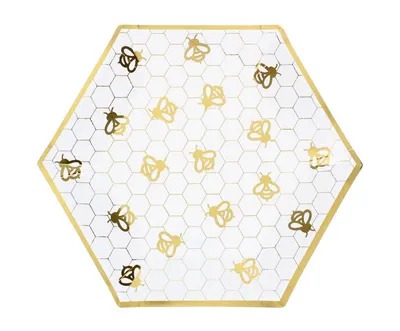 Paper Plate 9" Bee
