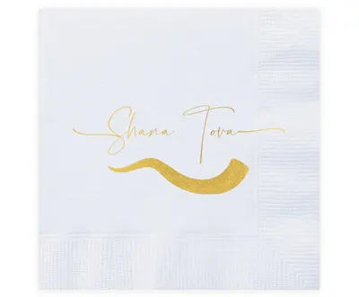 Napkins Foiled Shofar