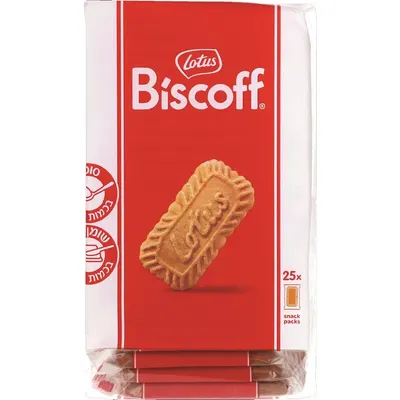 LOTUS BISCOFF CARAMELISED BISCUIT 25X1P 156GM