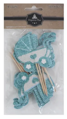 Decoration Toothpicks Baby Carriage
