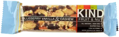 Blueberry Vanilla & Cashew Fruit & Nut Bar