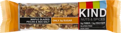 Maple Glazed Pecan & Sea Salt Bars