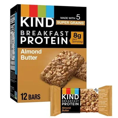 Breakfast Protein Almond Butter Bars 12 ct
