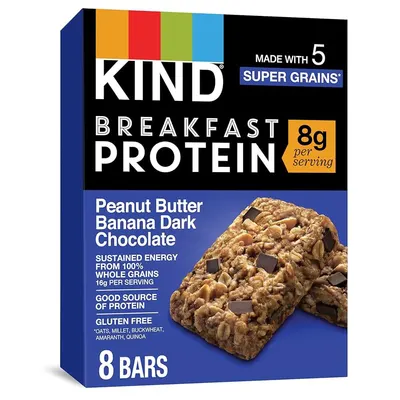 Peanut Butter Banana Dark Chocolate Bars 6 ct