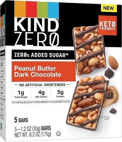 Peanut Butter Dark Chocolate Bars 5 ct