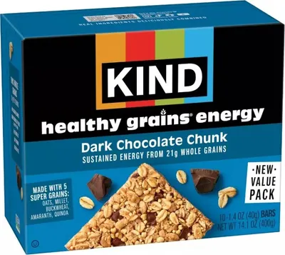 Dark Chocolate Chunk Energy Bars 5 ct