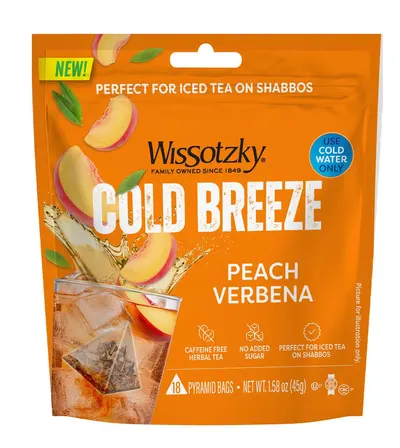 Cold Breeze Peach Verbena Pyramid Bags 18 ct
