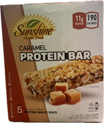 Crunchy Caramel Protein Bars