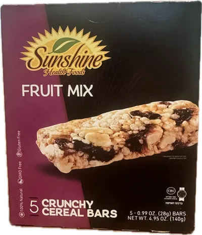 Fruit Mix Crunchy Cereal Bars 5 ct