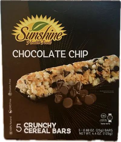 Crunchy Chocolate Chip Cereal Bars