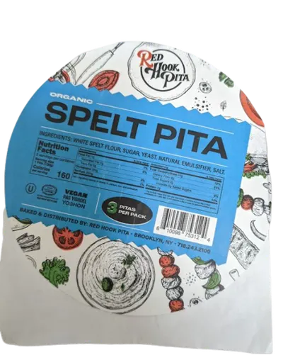 Red Hook Organic Spelt Pita 3 ct