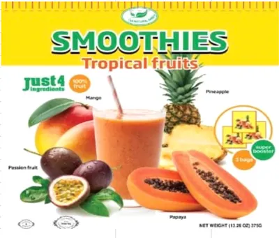 Frozen Smoothie Tropical Fruits
