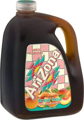 100% Natural Iced Tea With Peach Flavor