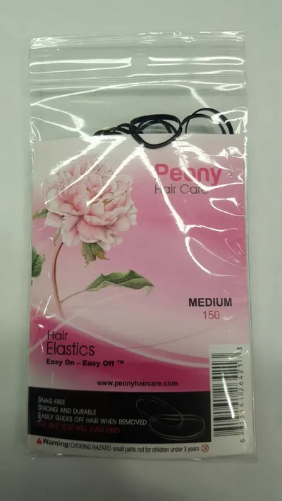Medium Black Hair Elastics