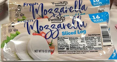 Pre-Sliced Fresh Mozzarella
